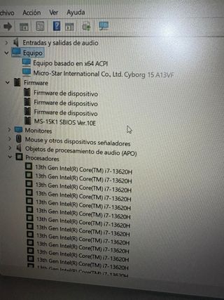 MSI Cyborg 15 A13V Laptop