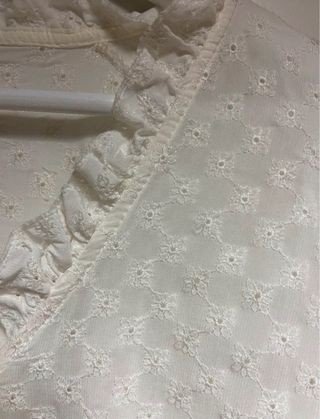 Blusa bordada blanca