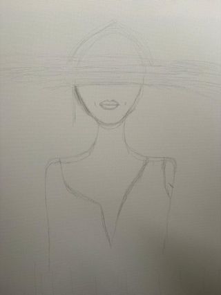 Tela Pintada à mão 50x50 sem moldura