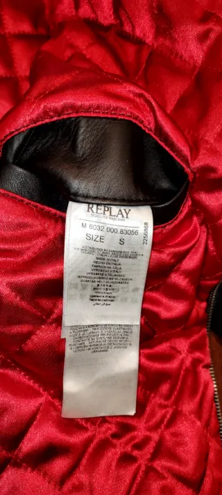 Cazadora Cuero Replay Talla S