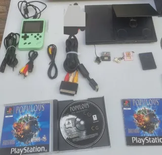 Lote playstation 2 mas tv samsung 32"