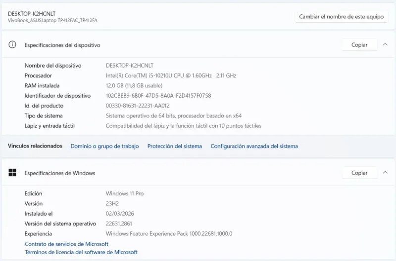 Asus Vivobook TP412FA 512GB SSD 12RAM Convertible afbeelding 6