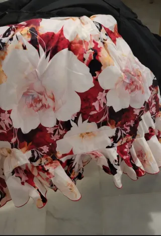 Vestido Flamenca Negro con Volantes