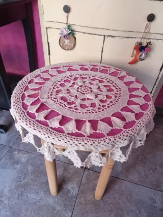 Mantel-centro de mesa ganchillo crochet vintage