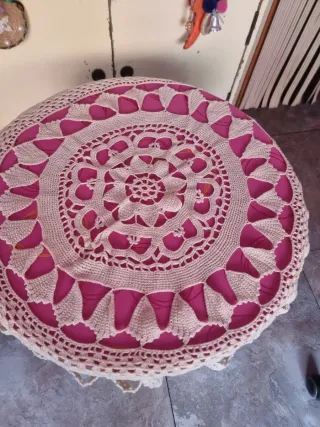 Mantel-centro de mesa ganchillo crochet vintage