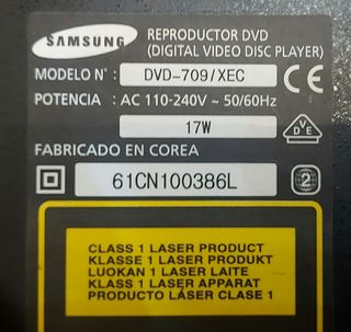 Repuestos Samsung DVD-709