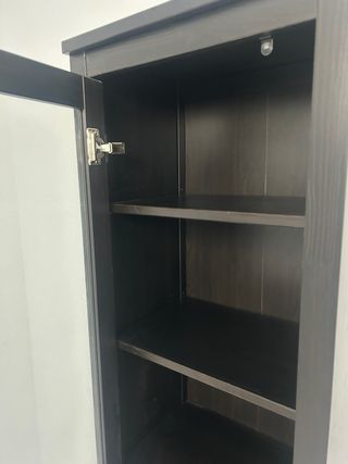 Vitrina Negra Ikea Hemnes Cristal