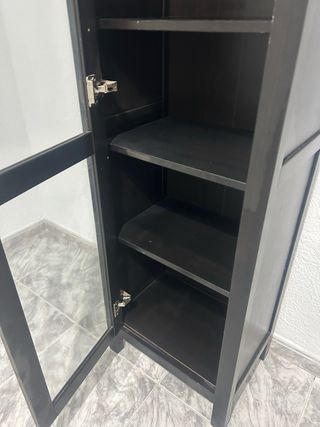 Vitrina Negra Ikea Hemnes Cristal