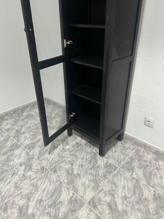 Vitrina Negra Ikea Hemnes Cristal