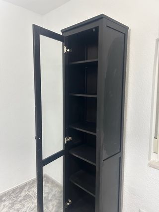 Vitrina Negra Ikea Hemnes Cristal