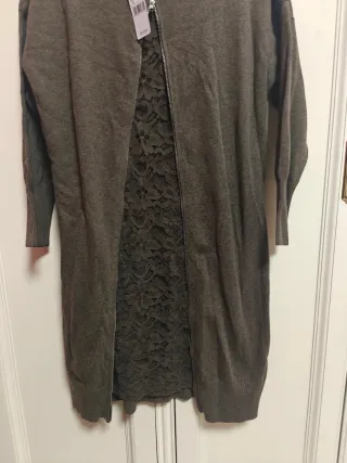 Vestido verde de punto