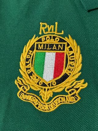 Polo Ralph Lauren Milano N°5 Italia Y2K Futboll S