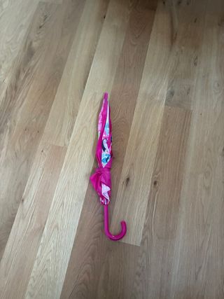 Paraguas infantil rosa con dibujos