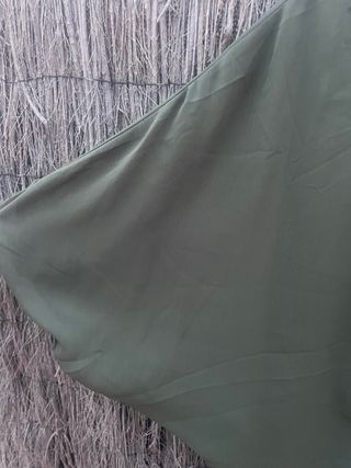 Blusón verde oscuro BLANCO talla L