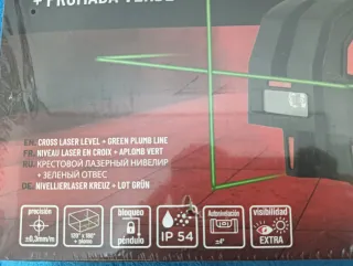 Nivel Láser Bellota Cruz + Plomada Verde 190€