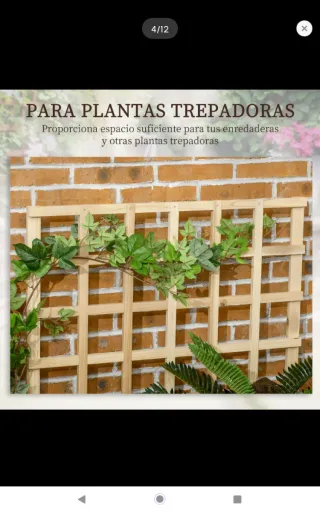 Jardinera de madera 3 niveles