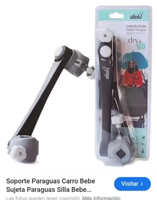 Soporte Paraguas Deki para Carrito Bebé Sin usar.
