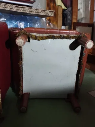 Sillón de piel estilo abuela