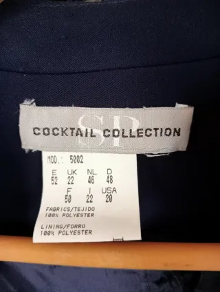 Vestido ceremonia  Talla 52