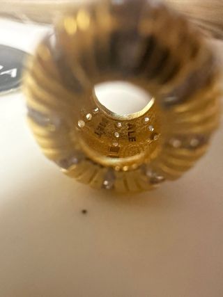 Colgante Pandora Dorado con Cristales