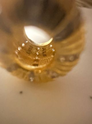 Colgante Pandora Dorado con Cristales