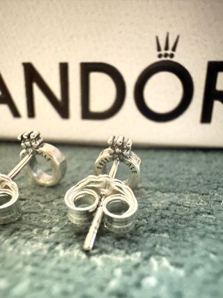 Pendientes Pandora La O en Plata 925