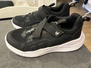 Sneakers Calvin Klein nere e bianche per bambini