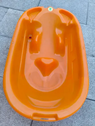 Bañera Bebé Prenatal Grande Naranja