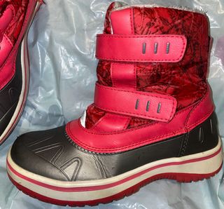 Botas de nieve fucsia y gris n 32