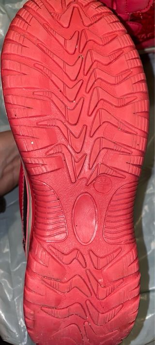 Botas de nieve fucsia y gris n 32