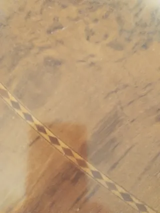 Mesa de comedor marquetería madera