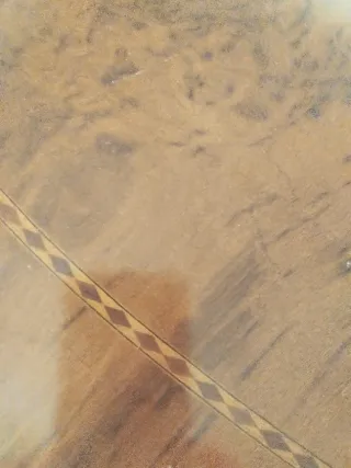 Mesa de comedor marquetería madera