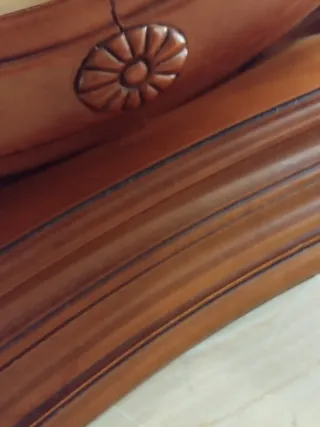 Mesa de comedor marquetería madera