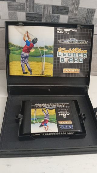 World Class Leader Board Mega Drive Completo