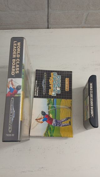 World Class Leader Board Mega Drive Completo