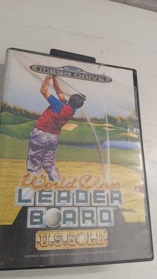 World Class Leader Board Mega Drive Completo
