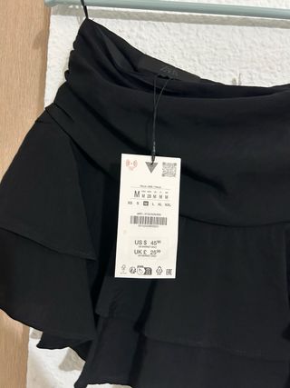Falda-pantalón de Zara de volantes Talla M