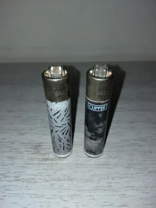 2 accendini Clipper grigi