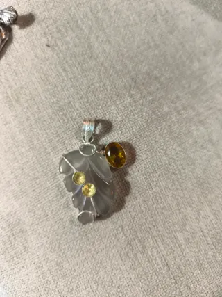 3 colgantes en plata Nefertiti, escarabajo hoja