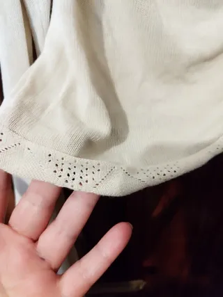 Crop top manga larga talla curvy