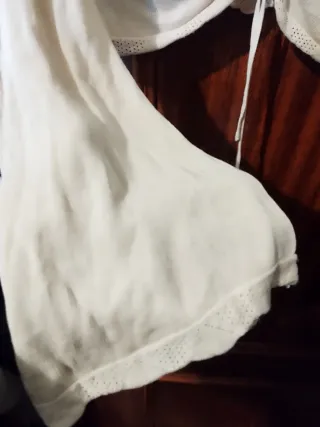 Crop top manga larga talla curvy