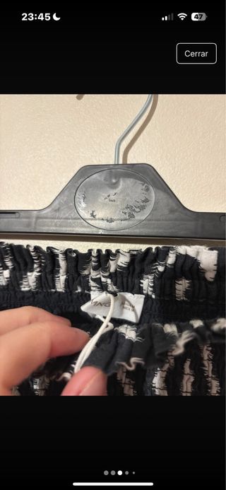 Crop top estampado M