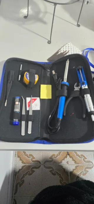 Kit Soldadura Estación Soldador Pinzas