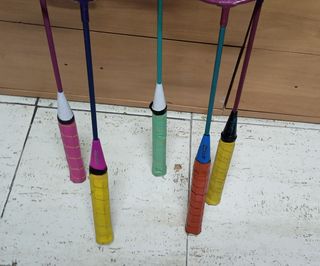 Lote 5 Raquetas Bádminton Años 90
