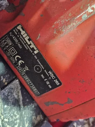 Sierra Circular Hilti WSC 265