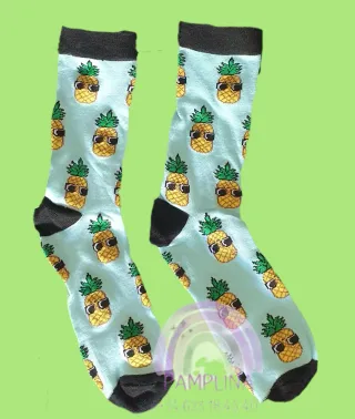 Calcetines Piña Talla Única Unisex