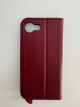 Funda Shieldon iPhone 16e Rojo/Burdeos