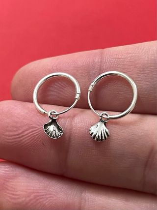 Fascinantes Pendientes Aro Conchita Plata De Ley