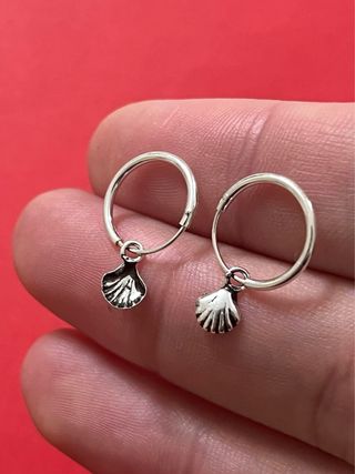 Fascinantes Pendientes Aro Conchita Plata De Ley