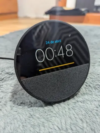 Echo Spot Última Gen - Altavoz Alexa - Negro